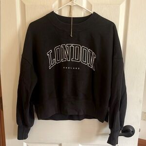 Abercrombie cropped crew neck
